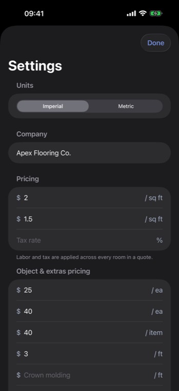 The price book: products, coverage and rates